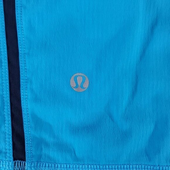 Lululemon Mens Medium 8.5" Inseam Pace Breaker Lined Short Blue Shorts Pockets - Picture 9 of 14